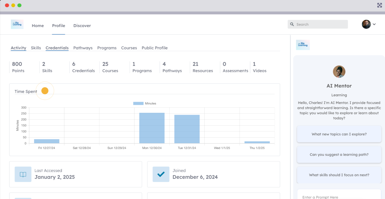 screenshot of ACI Learning